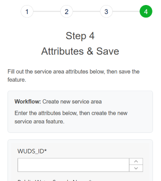Water Supply Service Area Editor Step 4