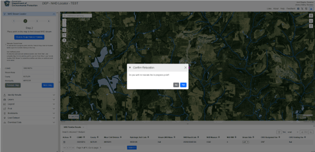 nhdlocator - snap active