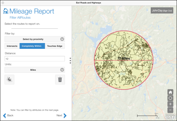 Selection by proximity Selection by proximity